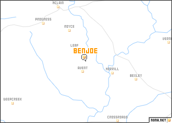 map of Benjoe