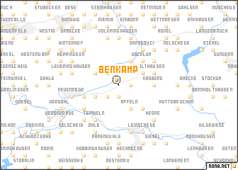 map of Benkamp