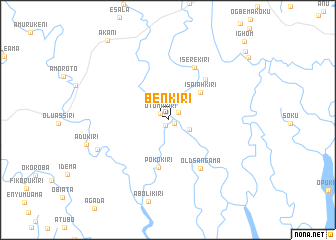 map of Benkiri