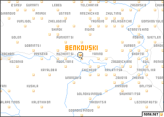 map of Benkovski