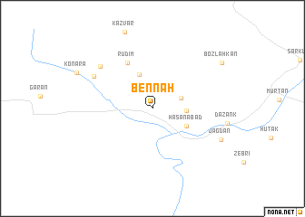 map of Bennah