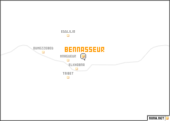 map of Ben Nasseur
