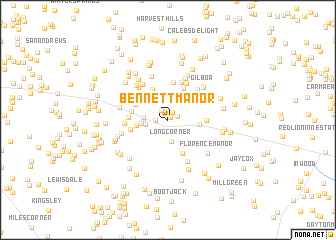 map of Bennett Manor