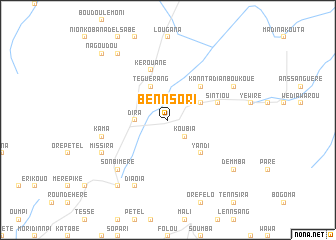map of Bennsori