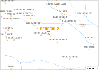 map of Ben Nsour