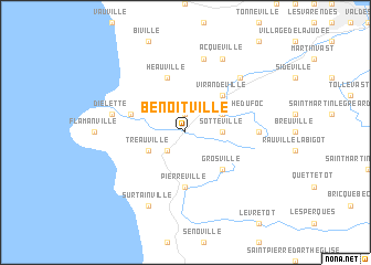 map of Benoîtville