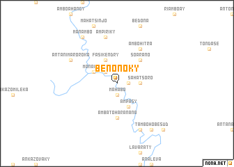 map of Benonoky