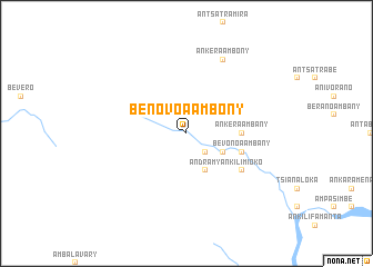 map of Benovoa Ambony