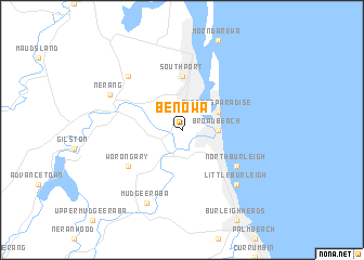 map of Benowa