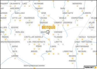 map of Benqué