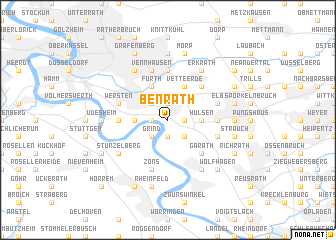 map of Benrath