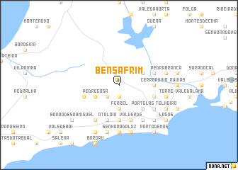 map of Bensafrim