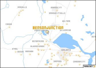 map of Benson Junction