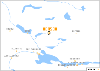 map of Benson