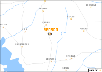 map of Benson