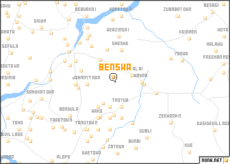 map of Benswa