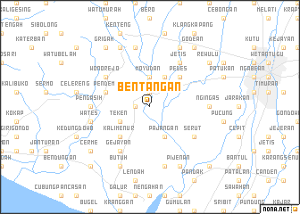 map of Bentangan