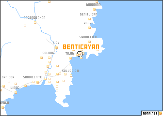 map of Benticayan