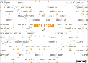 map of Bentierode