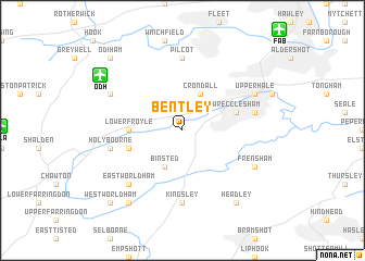 map of Bentley