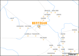 map of Bentogua