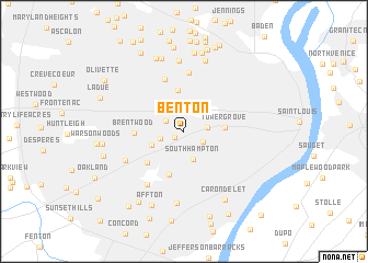 map of Benton