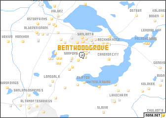 map of Bentwood Grove