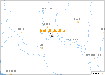 map of Benuaujung