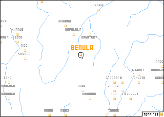 map of Benula