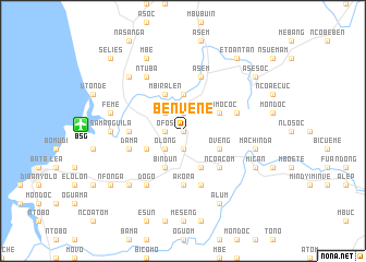 map of Benvene