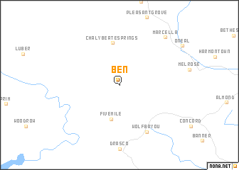 map of Ben