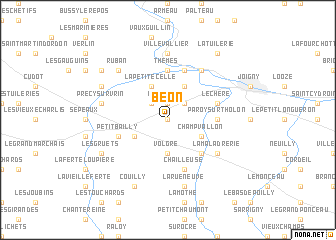 map of Béon