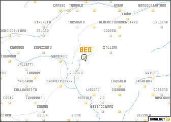 map of Beo
