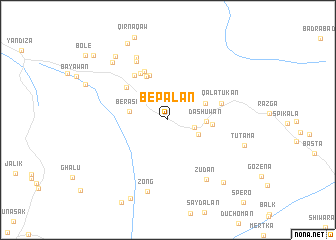 map of Be Palan