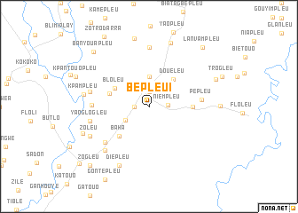 map of Bepleu I