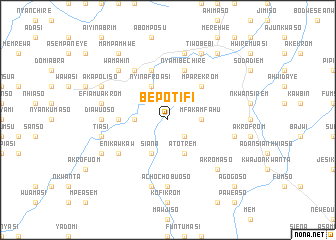 map of Bepotifi