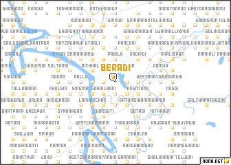 map of Berādi