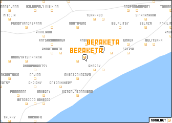 map of Beraketa