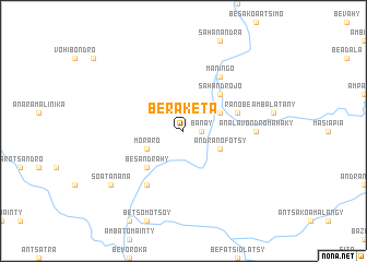 map of Beraketa
