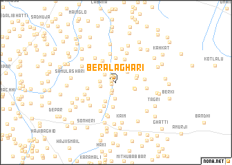 map of Bera Laghāri