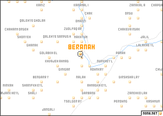 map of Bērānah