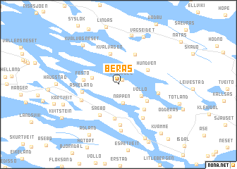 map of Berås