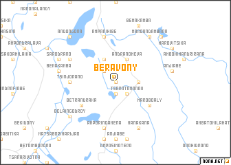 map of Beravony