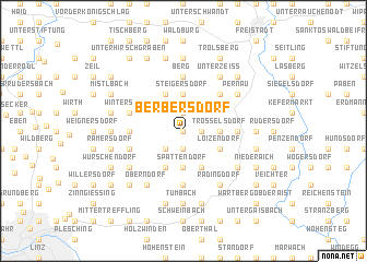 map of Berbersdorf