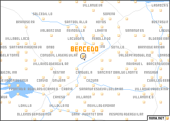 map of Bercedo