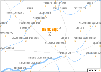 map of Bercero