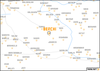 map of Bērchī