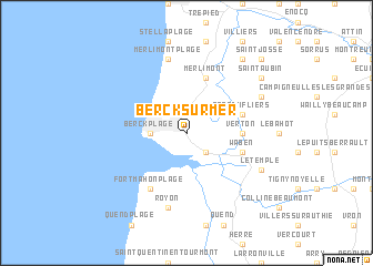 map of Berck-sur-Mer