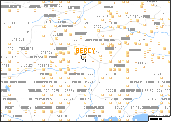 map of Bercy