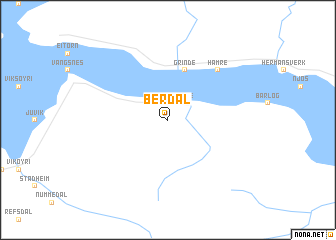 map of Berdal